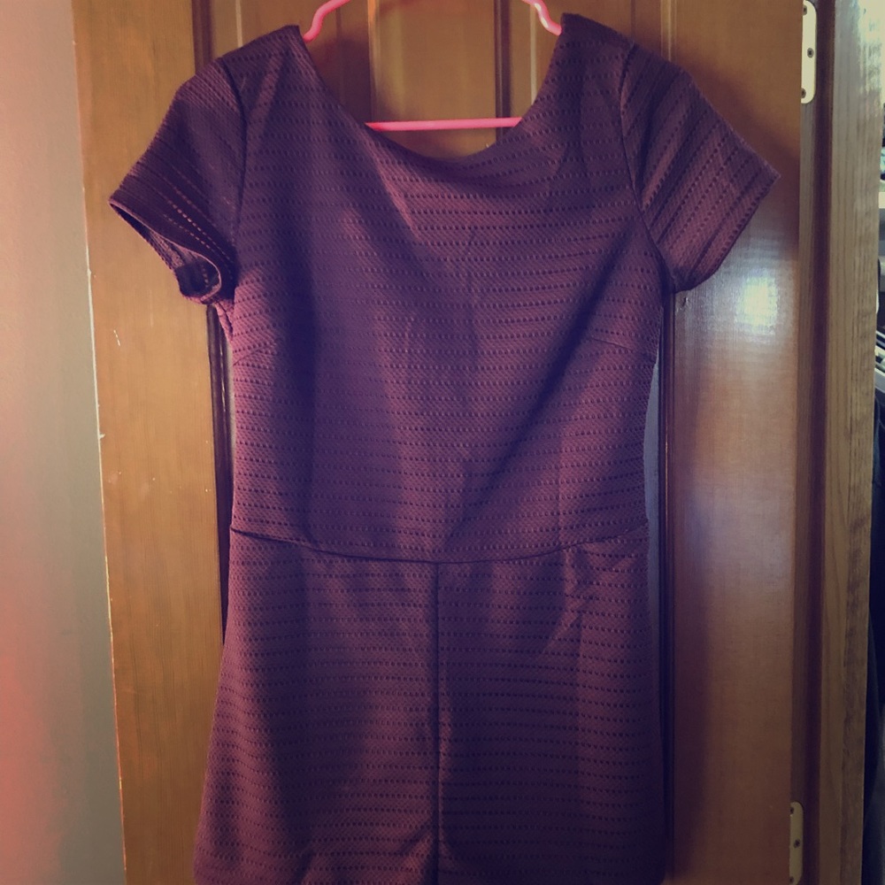 Maroon Romper